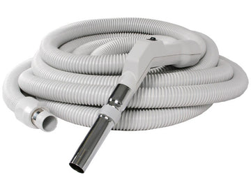 Ducted vacuum system Premium Switch Hose with Suction Control Switch - Grey (9 meter)