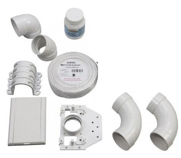 Ducted Vacuum System Installation Kit for 80 M² home | 1-inlet (pipes not included)