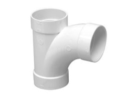90 Degree Toe 3 way Ducted vacuum system