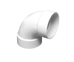 90 degree Medium Sweep Elbow Ducted vacuum system