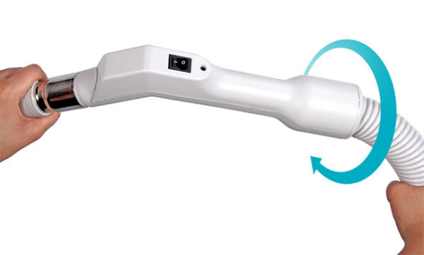 Ducted vacuum system Premium Switch Hose with Suction Control Switch - Grey (9 meter)